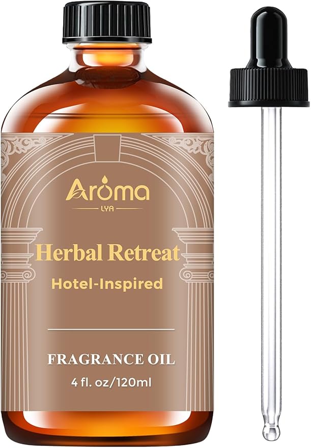 Herbal Retreat Fragrance Oil, Clean Herbal Spa Scent | Fragrance Oil for Ultrasonic and Waterless Diffusers and Crafting