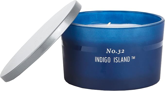 No. 32 Indigo Island Jar Candle, 15 Ounces