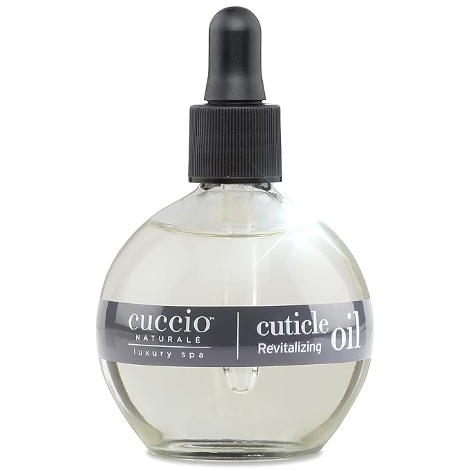 Cuccio Naturale Peach & Vanilla Revitalizing Cuticle Oil, Lightweight Fast-Absorbing Hydrating Nail & Cuticle Conditioner, Cold-Pressed Oils + Vitamin E, 2.30 Fl Oz