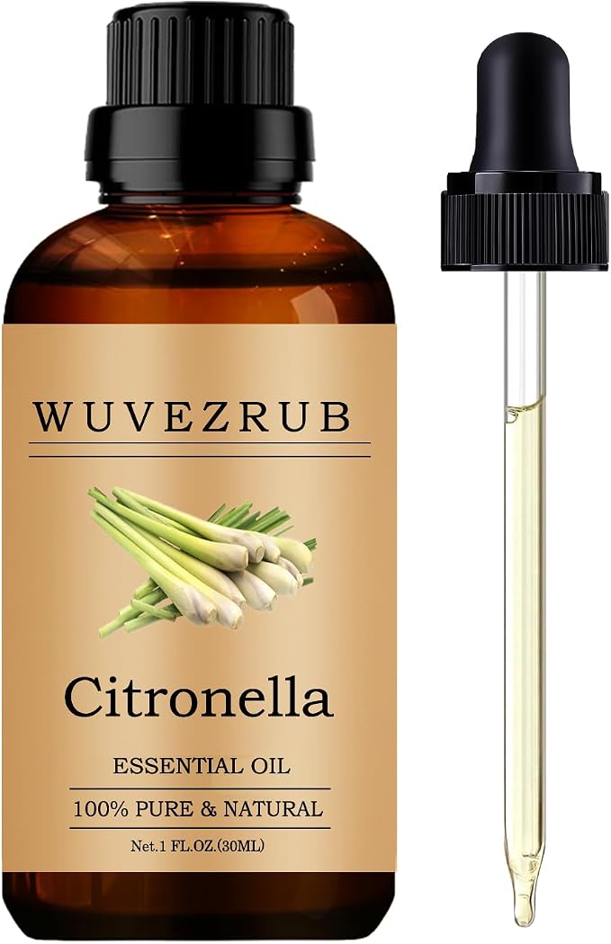 Citronella Essential Oils, 30ML Pure and Natural Essential Oil for Aromatherapy Diffuser - Citronella /1 Fl Oz