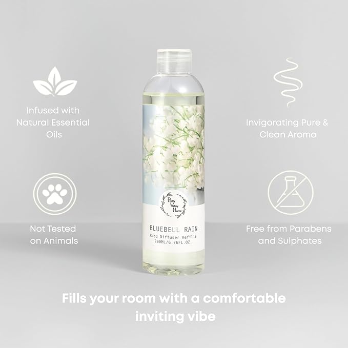 Reed Diffuser Refill (Bluebell Rain)