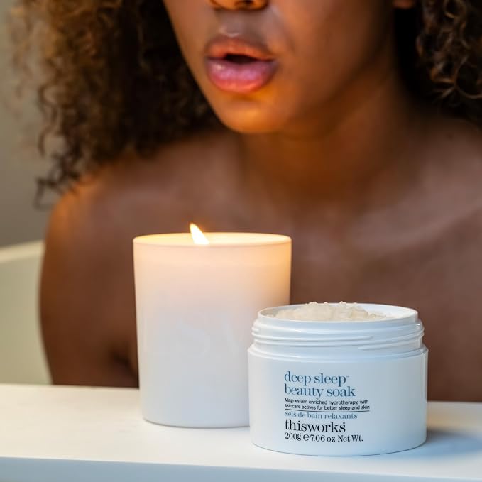 This Works Lavender & Vetivert Candle, 220 gm - Hand Poured and Blended with Essential Oils - Soothing and Relaxing