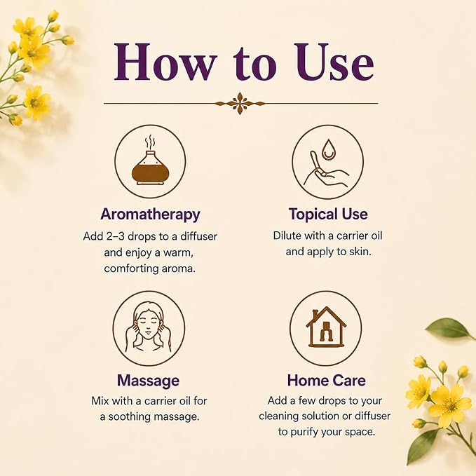 dève herbes Cassia Essential Oil (Cinnamomum Cassia) Pure | Non-Sticky | Non-Greasy | Lightweight | Men & Women | All Skin Types | Steam Distilled 30ml (1 oz)