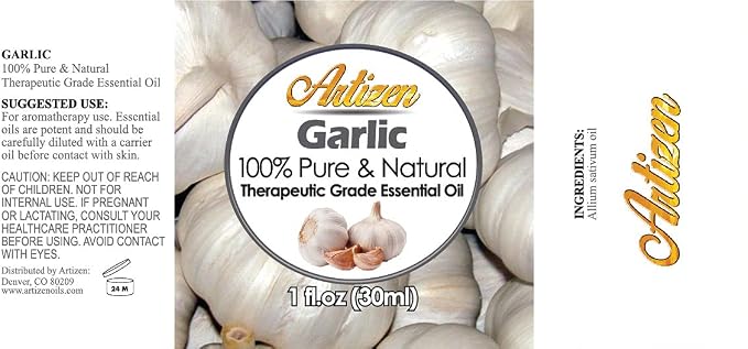 Artizen 30ml Oils - Garlic Essential Oil - 1 Fluid Ounce