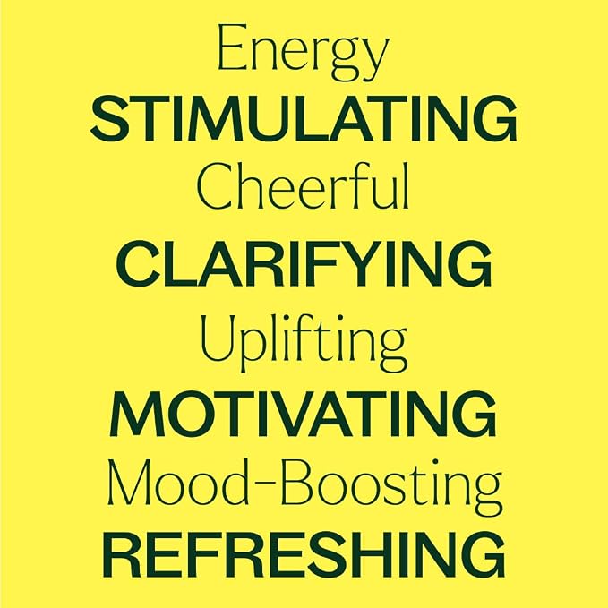 Organic Energy Essential Oil Blend 10 mL (1/3 oz) 100% Pure, Undiluted, USDA Certified Organic, Stimulating Aromatherapy for the Body and Mind