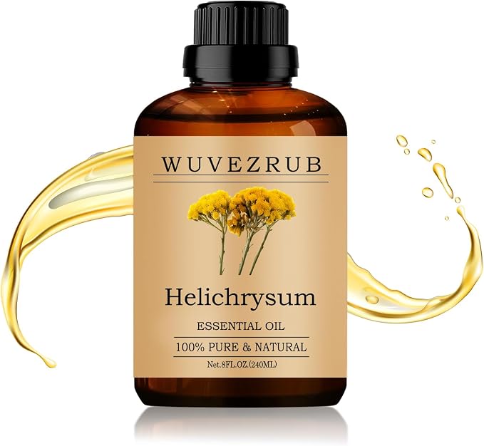 Helichrysum Essential Oil 240ML - 100% Pure and Natural Oils for Aromatherapy Diffuser - 8 Fl Oz/Helichrysum
