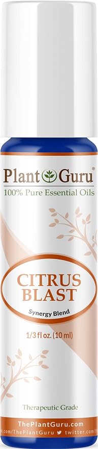 Citrus Blast Essential Oil Blend Roll On 10 ml 100% Pure Pre-Diluted Therapeutic Grade.