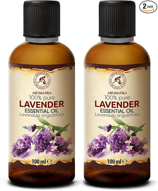 Lavender Essential Oils 6.8 Fl Oz for Diffusers - Aromatherapy - Pure Lavender Oil - Fragrance Oil for Sleep - Skin Care - Body - Hair