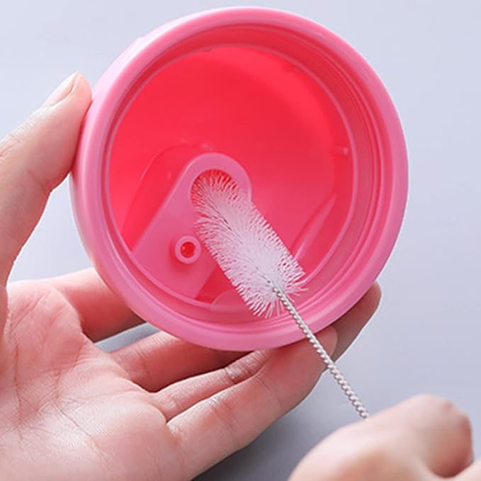 20Pcs 10 Sizes Humidifier Brush Cleaner Bottle Brush Small Diameter Drinking Straw Cleaning Brush,Black and White