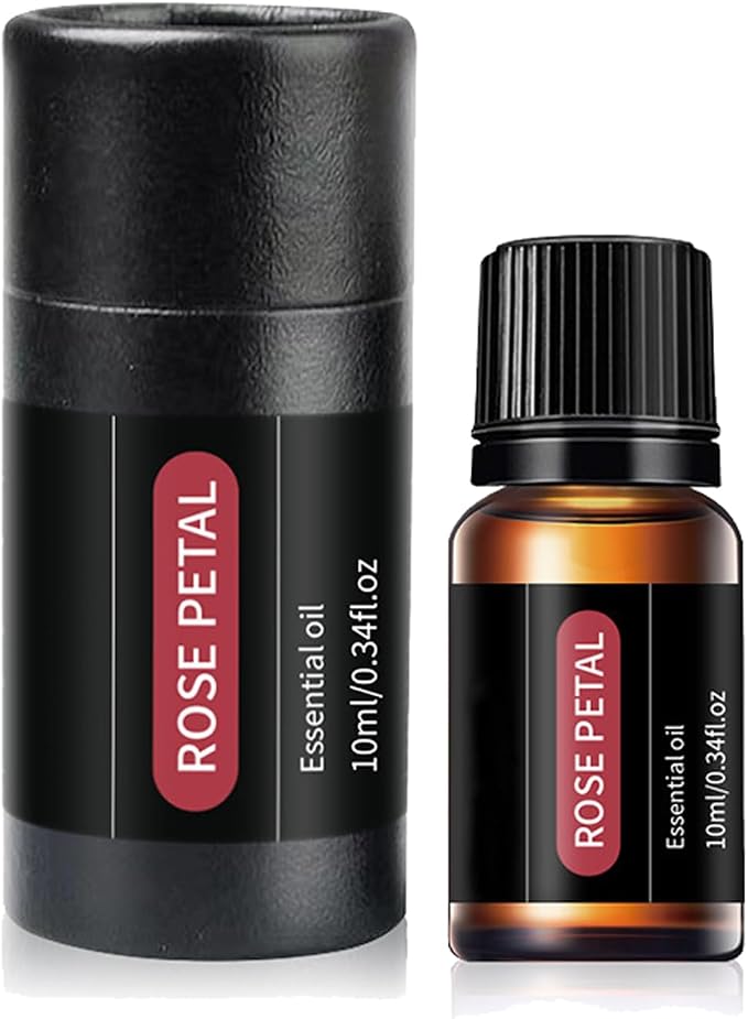 Essential Oils Set,Top 5 Blends for Diffusers, Candle Making Scents, Home Products, Fragrance, Aromatherapy, Humidifiers, Gifts（Rose）