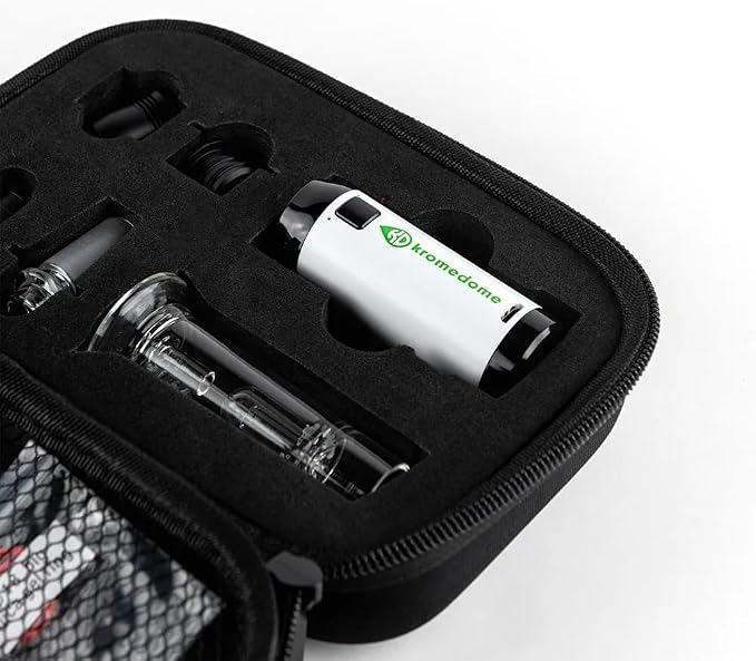 Kromedome Nomad Portable Multi-Function Aromatherapy Device | Compact Wax & Essential Oil Diffuser | Adjustable Heat Settings