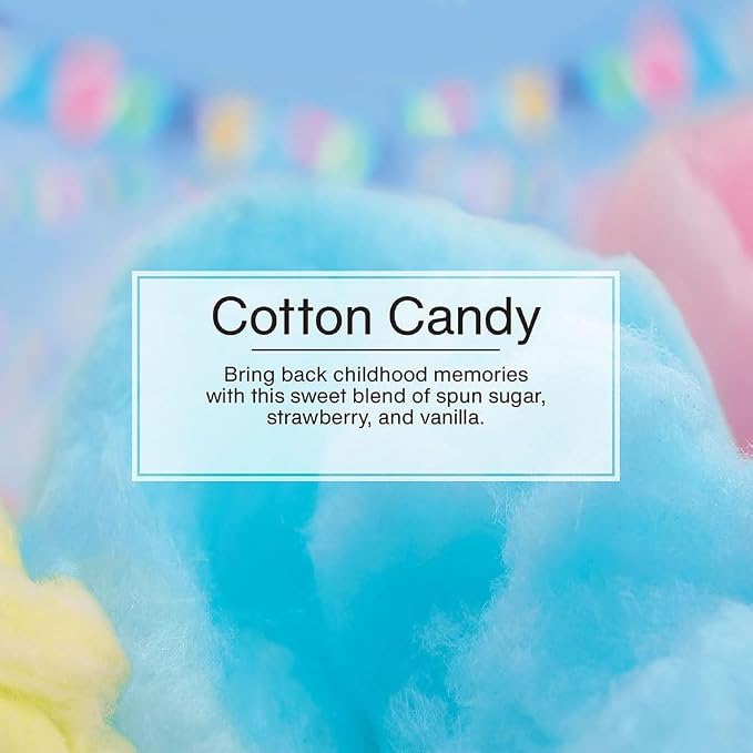 LITTLE TREES Car Air Freshener | Hanging Paper Tree for Home or Car | Cotton Candy | 6 Pack