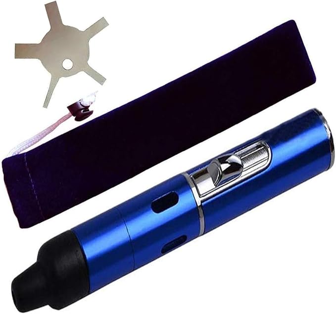 Torch Lighter,Handheld Multifunctional All-in-One Tube Built-in Detachable Windproof Lighter,Outdoor,Indoor,Camping,Candle,Birthday,Blue
