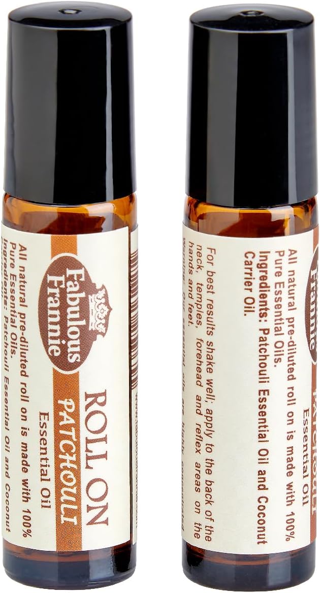 Fabulous Frannie Patchouli Essential Oil Roll-On 10 ml Made with Pure Essential Oils