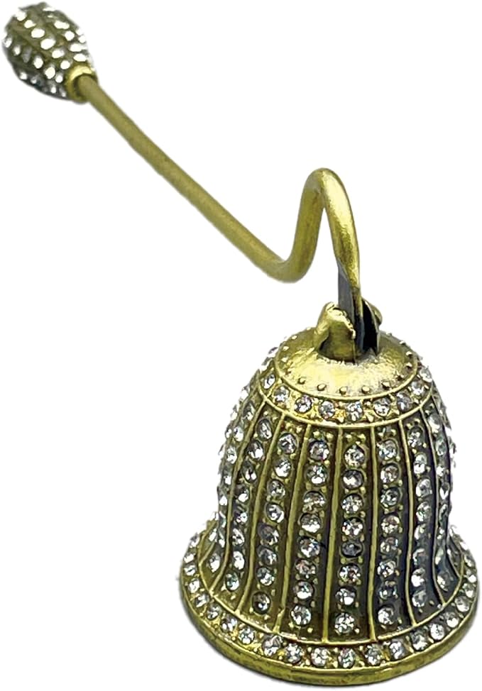 Candle Snuffer Vintage Unique Candle Extinguisher Snuffer with Long Handle Decorative Candle Extinguisher Metal Candle Stopper Candle Accessories Gift (Gold)