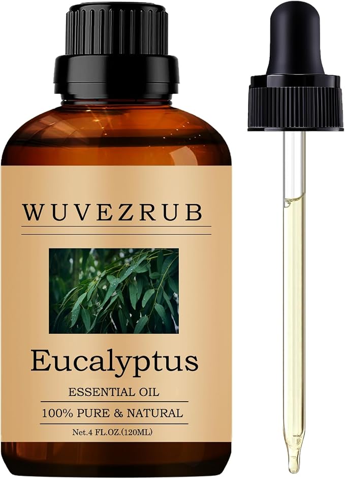 Eucalyptus Essential Oil - 120ML, 100% Pure and Natural for Aromatherapy Diffuser - 4 Fl Oz