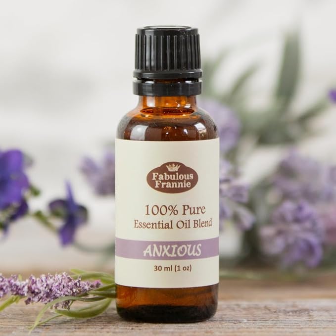 Fabulous Frannie Anxious Pure Essential Oil Blend of Lavender, Bitter Orange, Bergamot and Clary Sage 30ml (1oz)