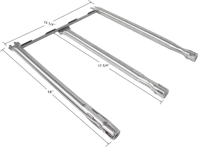 Hongso Spirit E-310 Grill Parts for Weber Spirit 300 with front controls | for Weber Spirit E310 S310 E320 S320 E330 S330, Spirit II E/S 310 Grill (2013-2017), Flavorizer Bars, Grill Grates, Burners