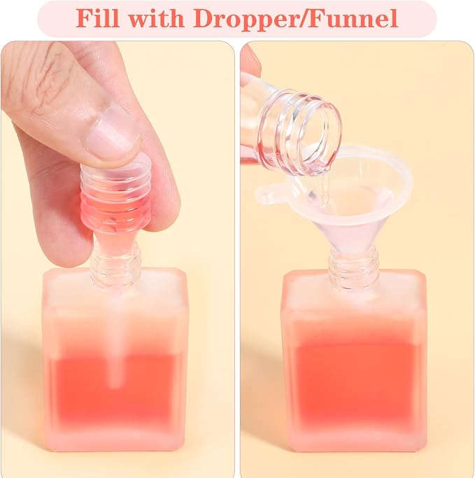 12PCS Perfume Refill Tool Kit 5ml Plastic Cosmetic Dispenser Transfer Tool Include Funnels Extractor Pumps Syringes Squeeze Droppers for Travel Perfume Atomizer Liquid Fragrance Essential Oils