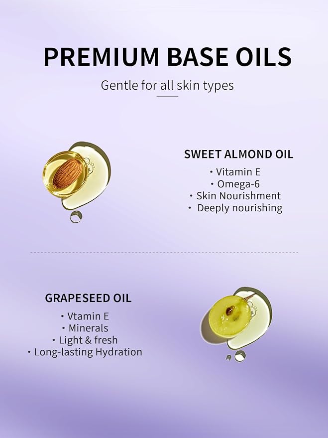 Tranquility Sleep Massage Oil 30ml (1 fl oz) – Premium Body Oil with Rare Agarwood (Oud) & Lily, Non-Greasy Fast-Absorbing Sweet Almond & Grapeseed – Eases Muscle Tension, Gua Sha & Relaxation Gift