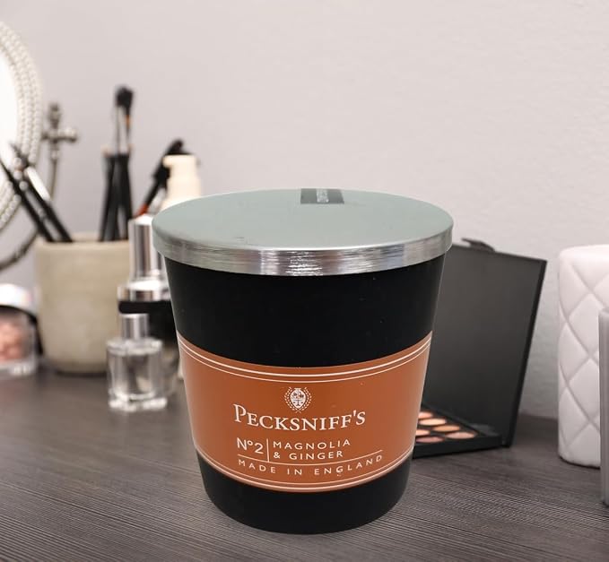 Pecksniff's Magnolia & Ginger Candle | 3 Wicks, 515g /18.16oz