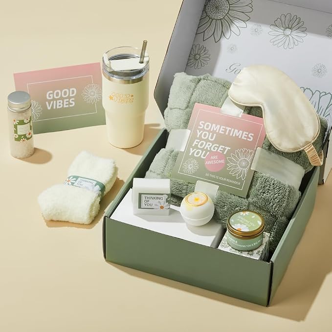 Self Care Gifts for Women：Spa Baskets · Get Well Soon , Birthday Gifts for Women Care Package · Relaxation Gift Sets for Women · Relaxing or Thinking of You for Her
