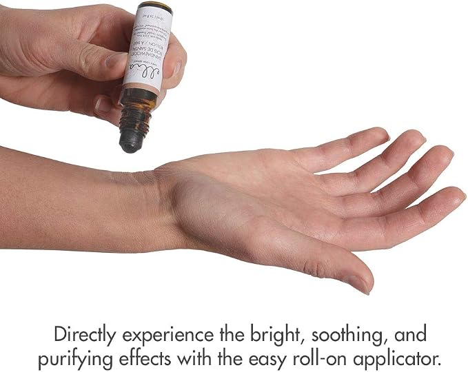 Ellia Sandalwood Essential Oil Roll-On | 10ml, 100% Pure, Therapeutic Grade