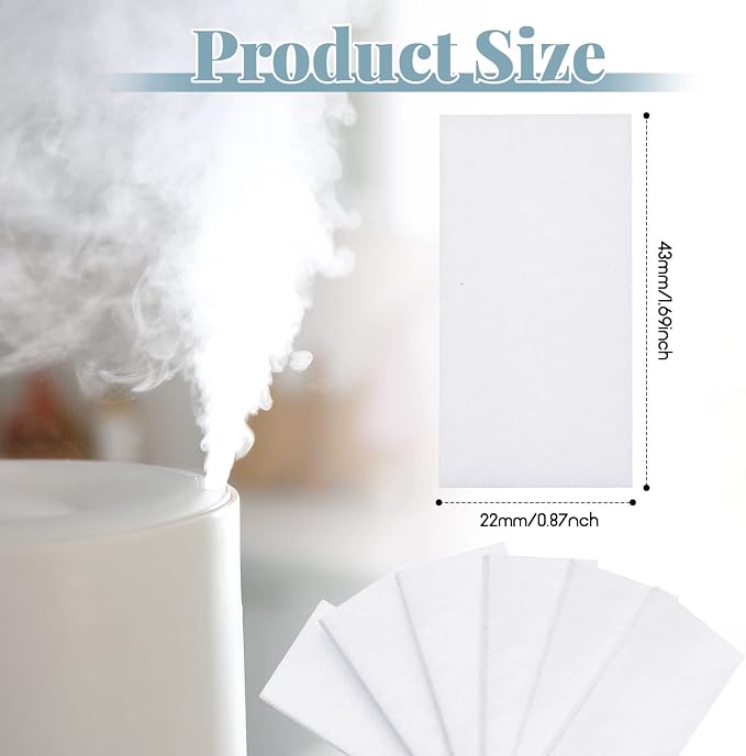 Leelosp Unscented Aroma Pads Aromatherapy Perfume Oil Diffuser Refill Pad Scented Oil Replacement Humidifierfor Home Car Scent Ball Style Plug in Diffuser Refill(100 Pieces)
