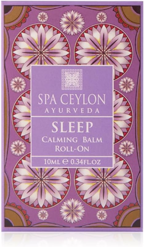 SPA CEYLON Sleep Calming Balm Roll On | Natural Sleep Aid with Soothing Scent | Quick-Acting Bedtime Relief | Travel-Friendly for All Skin Types