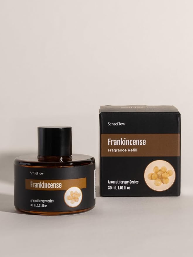 Essential Oil Refill 1.02oz/30ml for SF101/SF101S Waterless Aromatherapy Diffuser, Covers 1000 Sq Ft, 120-Day Natural Scent 1 Pack,Frankincense