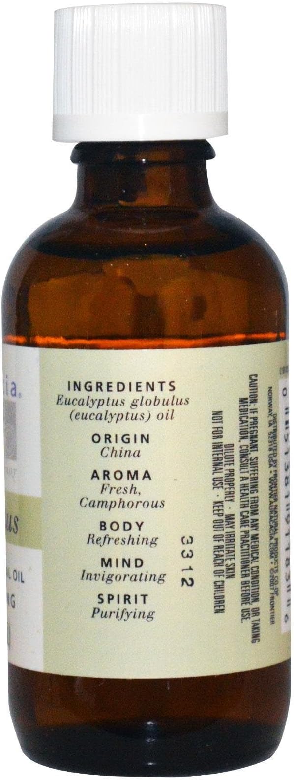 Aura Cacia Essential Oil Eucalyptus 2 Ounces