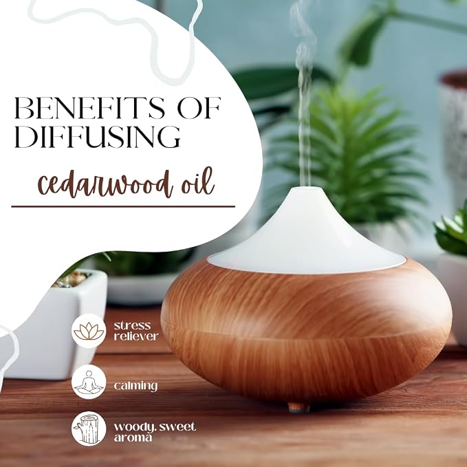 Cedarwood Himalayan Essential Oil - 32 fl oz - 100% Pure and Natural, Uncut - Aluminum Bottle - Greenhealth