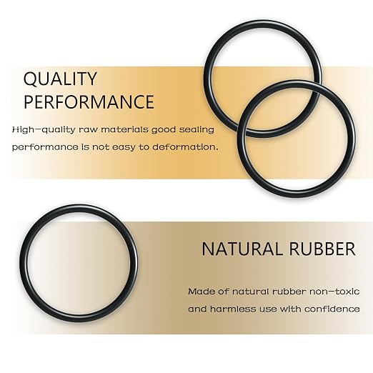 O-Ring for Pentair Valve Adapters and Hayward Diffusers (3PCS, Black, Rubber, Swimming Pool and Spa Replacement Parts)