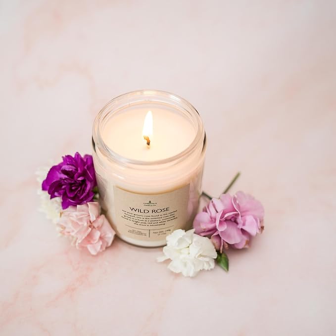 Handmade | Soy Candle (Wild Rose, 8 oz.)