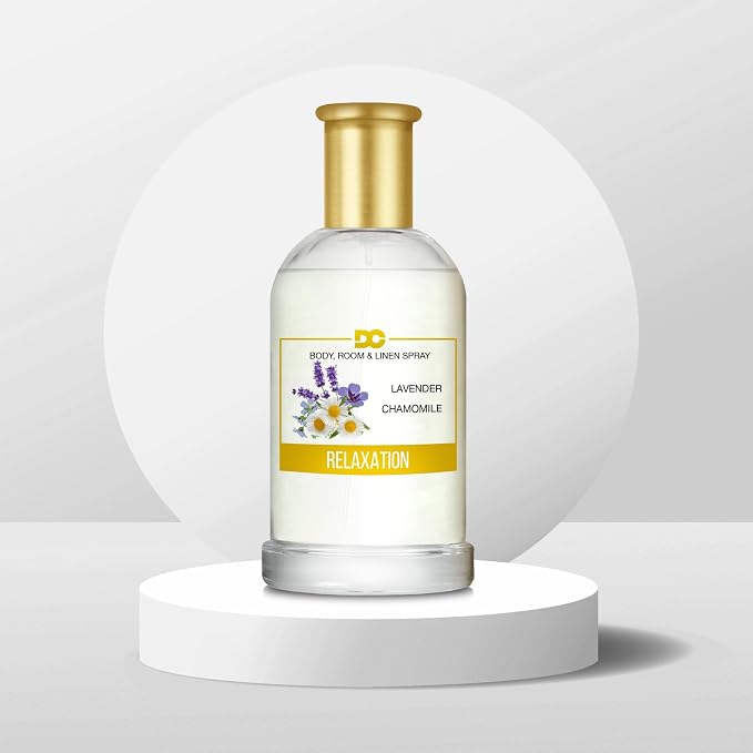 Daniella's Candles Body Room and Linen Spray, Aromatherapy Natural Body Mist & Room Spray - Relaxation - 100ml/3.4oz