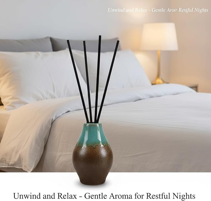 12inch(30cm) Brown Fiber Stick Replacement Fragrance Reed Diffuser Sticks Set of 50