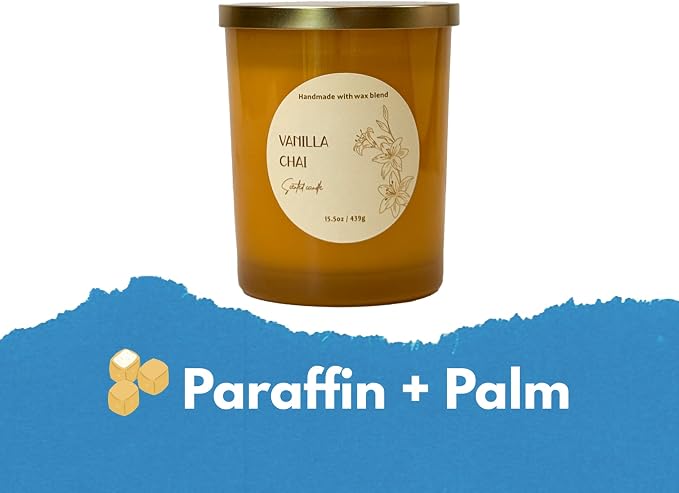 Signature Scented Candle 15.5oz – CW Studio Color Glass Jar — Hand-Poured Soy & Paraffin Wax – Clean Burn, Smokeless, Up to 30 Hours, Home Decor & Gift Giving