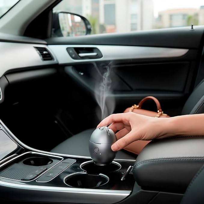 Orbby Electric Incense Warmer Silver | Smokeless Flameless Rechargeable Aroma Diffuser – Frankincense Bakhoor Agarwood Compatible | Pet & Kid Safe | Meditation Yoga Prayer Office Travel | Standard