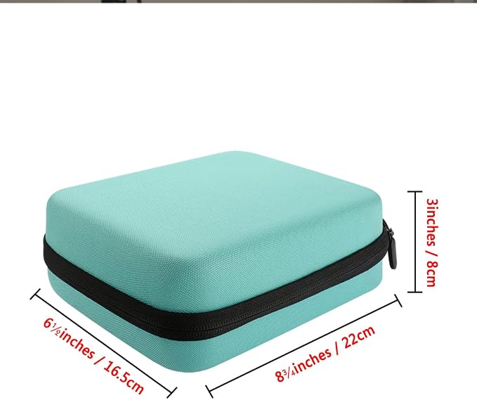 LUEXBOX Essential Oil Storage Case/Essential Oil Carrying Case/Essential Oil Case [Multiple Sizes] + Jade Roller for Face & Oil Opener & Stickers & Funnel & Transfer Pipette (green)