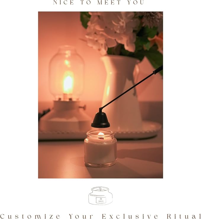 4-in-1 Candle Accessory Set – Candle Wick Trimmer, Candle Snuffer, Wick Dipper & Candle Tray