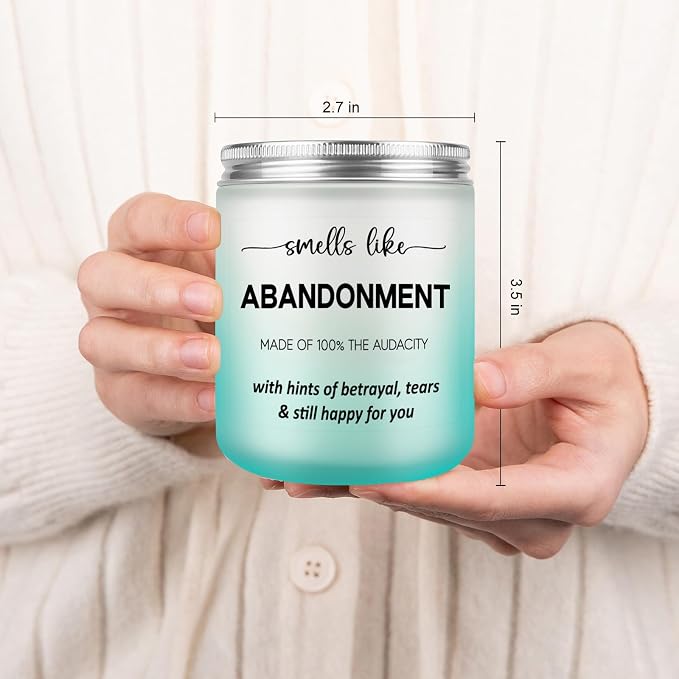 GSPY Scented Candles - Friends Moving Away, Coworker Leaving Ideas, Funny Retirement Gifts for Women, Men - Goodbye, Going Away, Farewell Gifts for Coworkers, Boss, Work Bestie, Woman, Best Friend