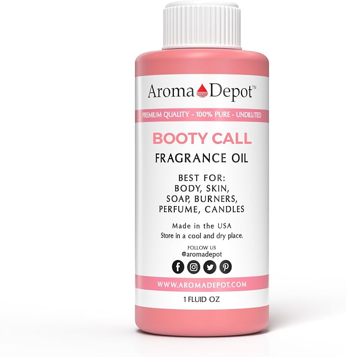 Booty Call Type 1oz. Fragrance Oil I Perfume I Skin Oil I Scented Oil. DIY Projects Such as Candles, Bath Bombs, Body Butters, Creams & Lotions. Few Drops in The Diffuser, Burners, or Warmers.