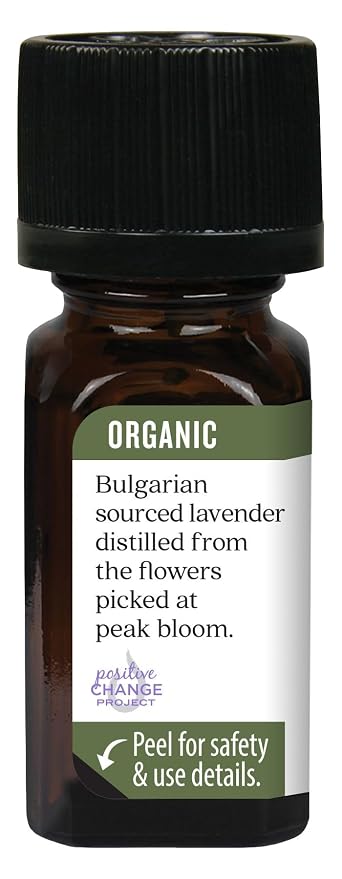 Aura Cacia - Pure Organic Lavender Essential Oil | 0.25 fl. oz.