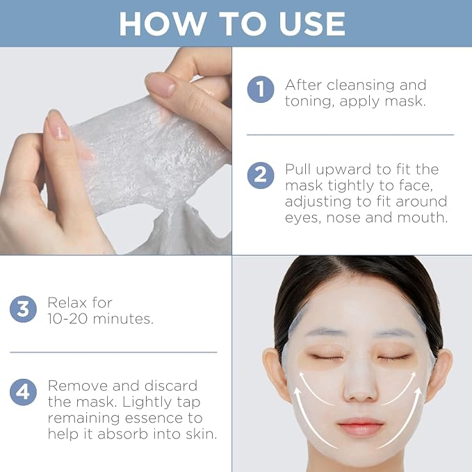 Mediheal Best Korean Hyaluronate Watermide Essential Face Mask - Hydrating and Moisturizing Sheet Masks With Hyalu Active 3x For All Skin Types (4 Count) (Pack of 2)