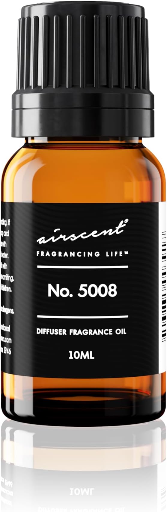 AirScent Diffuser Oil Inspired by Tobacco Vanille Perfume - No. 5008 Perfume Dupe - Fragrance Oil Blend for Ultrasonic and Waterless Diffusers and Crafting - 10 ml, .34 fl oz Glass Bottle with Dropper