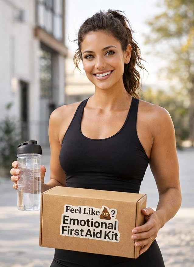 Emotional First Aid Kit for Anxiety, Stress Relief, and Panic Support, Therapist Created Calming Kit for Teens and Adults
