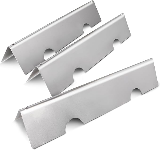 7635 Flavorizer Bars for Weber Spirit 2 Parts E210 Flame Guards Replacement for Spirit GS4 II & I S210 E215 E220 S220 Gas Grill Heat Shields 15.3"