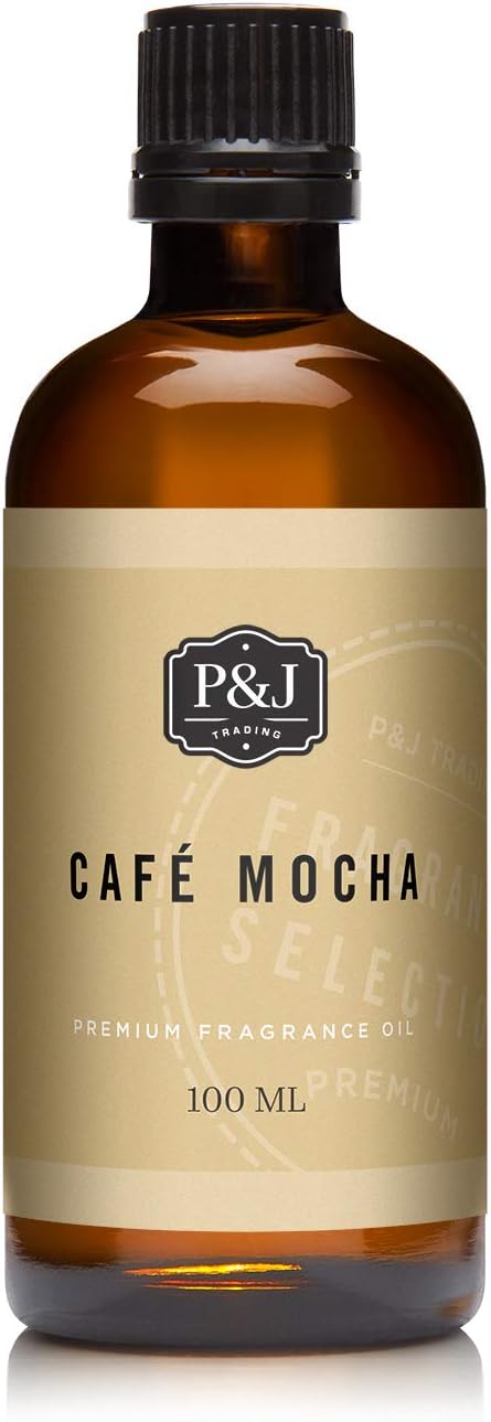 P&J Trading Fragrance | Café Mocha Oil 100ml - Candle Scents for Candle Making, Freshie Scent, Soap Making Supplies, Diffuser Oil Scents