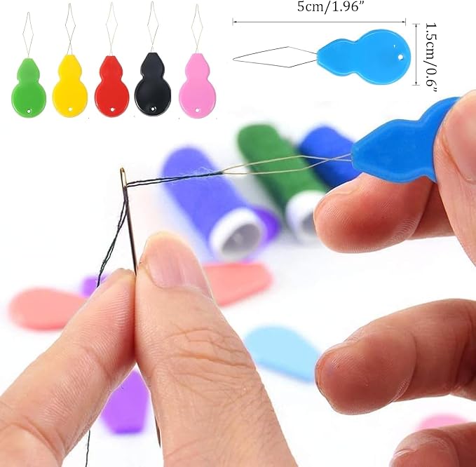 3 PCS Punch Needle Wick for Candle Making, Round Hole Candle Punch Wicking Needle Tools, Punch Needle Candle Wick Tool for Silicone Molds Making (Mix, 1 Set)
