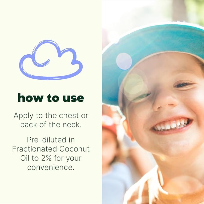 Plant Therapy Kids Calming The Child Essential Oil Blend 10 mL (1/3 oz) Relaxation and Soothing Blend, Tangerine, Lavender, & Roman Chamomile Essential Oils, Pure, KidSafe Pre-Diluted Roll-On